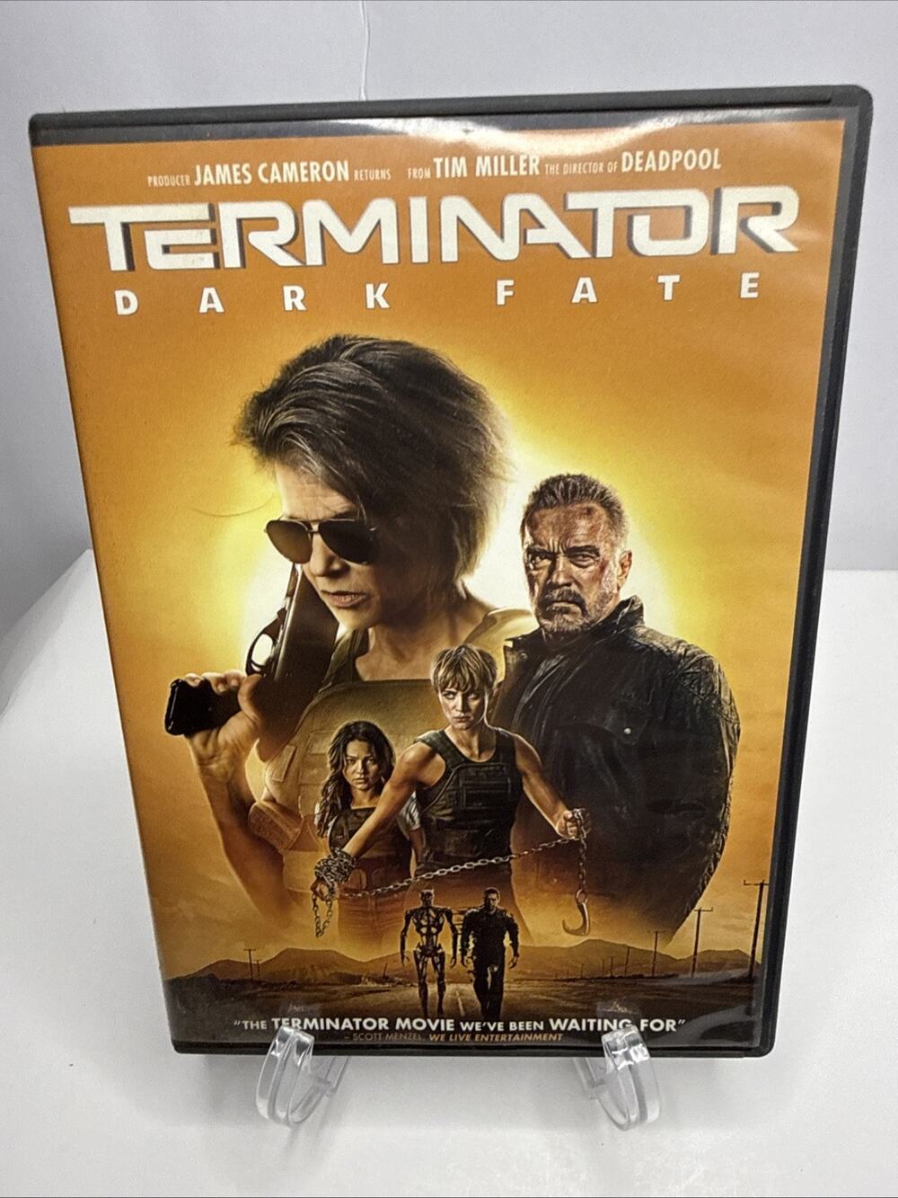 Terminator Dark Fate DVD, Arnold Schwarzenegger , Linda Hamilton